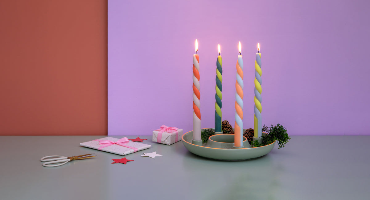 Neue Adventskränze LUCIA von Remember jetzt in Grün und Beige