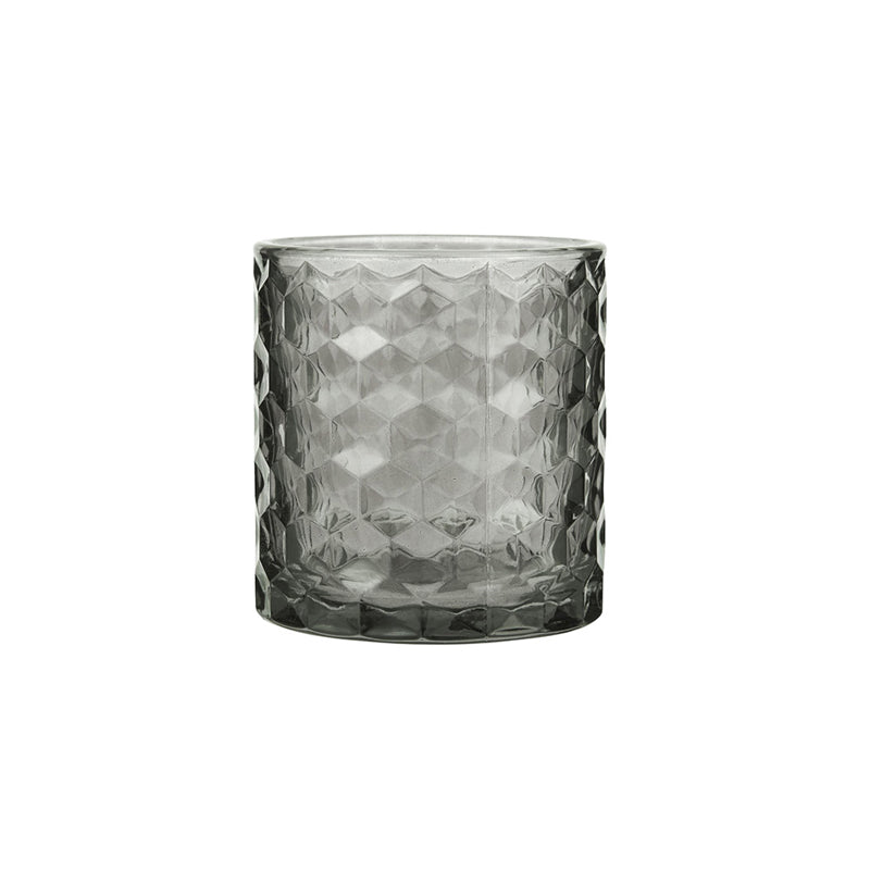 Teelichtglas grau von IB Laursen
Facettenschliff
Höhe 7,5 cm, Ø 7 spülmaschinengeeignet