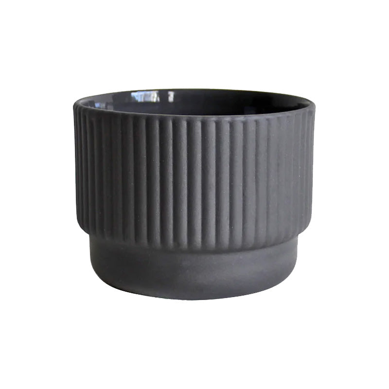 Home and Kitchen, Archive Studio, Cappucchino Becher "Column", 120ml - dunkelgrau