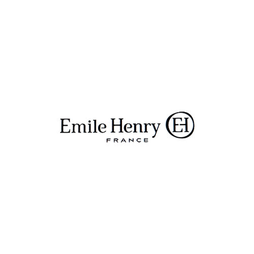 Logo Emile Henry - langlebige  und hochwertige Küchenutensilien, u.a. Brotback- und Auflaufformen, Tajinen, Schüsseln, Butterdosen , Mörser