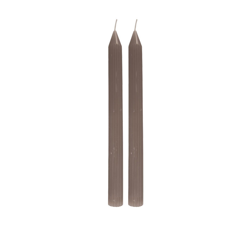 Stabkerzen RIBBLE von Present Time, 2er Set  3 verschiedene Farben, Höhe 25 cm, Durchmesser 2,2 cm