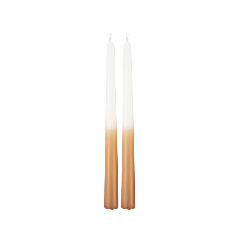 OMBRE Stabkerzen von Present Time 2er Set in 4 verschiedenen Farb-Kombinationen , Höhe 25 cm, Durchmesser 2,3 cm, Online-Shop Home-and-Kitchen.de
