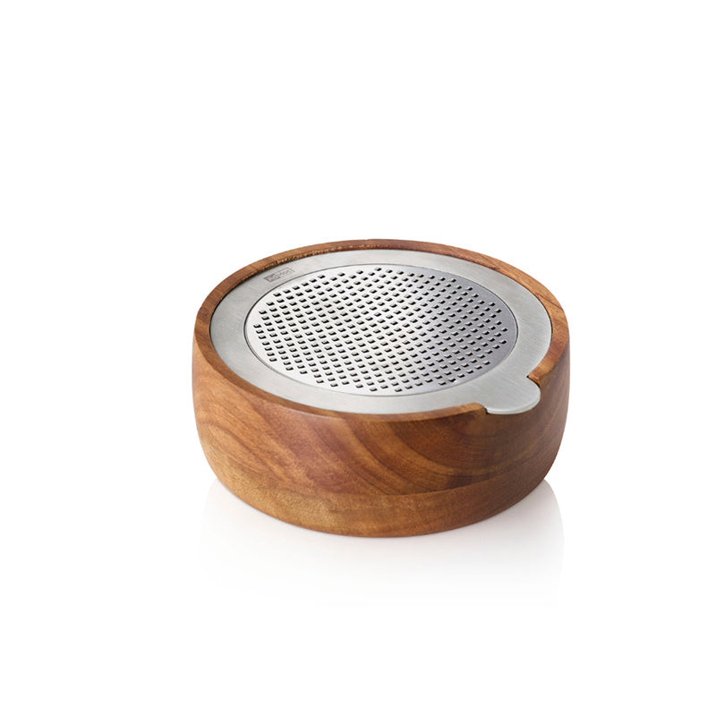Home and Kitchen, AdHoc, Feinreibe "CutnServe", Edelstahl, Holz, braun, AHM-GG30