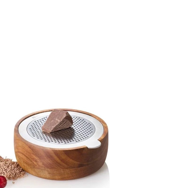 Home and Kitchen, AdHoc, Feinreibe "CutnServe", Edelstahl, Holz, braun, AHM-GG30