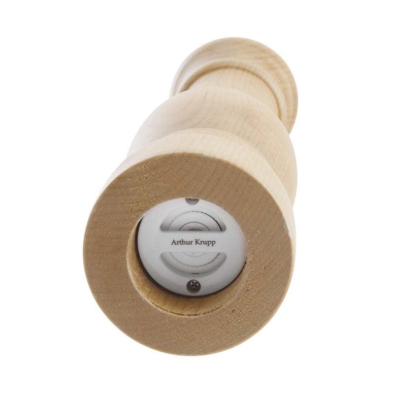 Mahlwerk der Arthur Krupp Salzmühle aus Holz 20 cm Farbe weiß matt im Home-and-Kitchen.de Online Shop