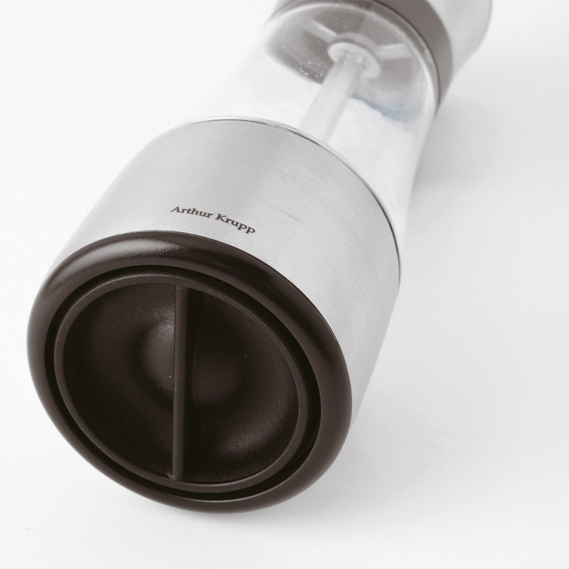 Mahlwerk der Arthur Krupp Salzmühle Edelstahl gebürstet 18 cm im Home-and-Kitchen.de Online Shop