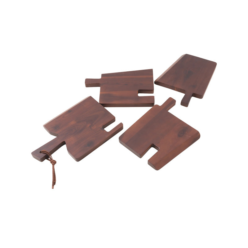 Arthur Krupp Servierbrett Radici aus Akazienholz 4-teilig im Home-and-Kitchen.de Online Shop