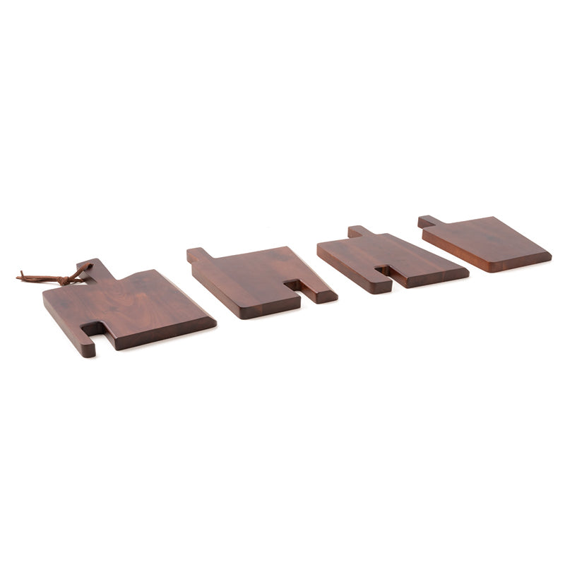 Arthur Krupp Servierbrett Radici aus Akazienholz 4-teilig im Home-and-Kitchen.de Online Shop