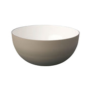 be home, große Schüssel Easton, beige, Aluminium, Durchmesser 30 cm,  Emaille weiß, lebensmittelecht im Home-and-Kitchen Online Shop
