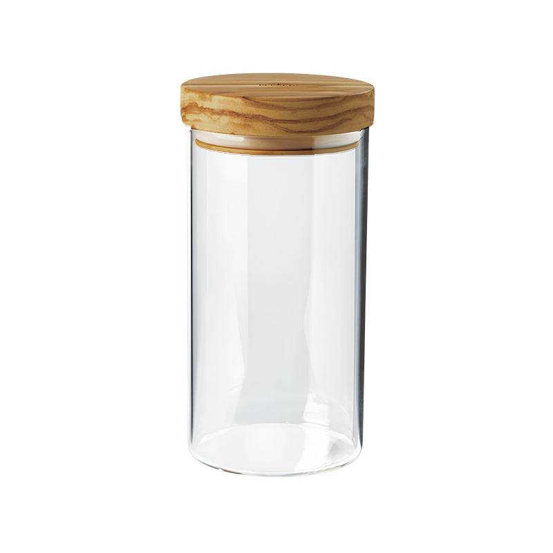 Berard Aufbewahrungsdose mit Deckel – Glas & Olivenholz - 900 ml im Home-and-Kitchen Onlineshop