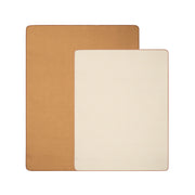 Biederlack Decke - Wohndecke - Wendedecke Duo Cotton Melange 150x200, uni 2-farbig Beige und Camel im Home-and-Kitchen Online Shop