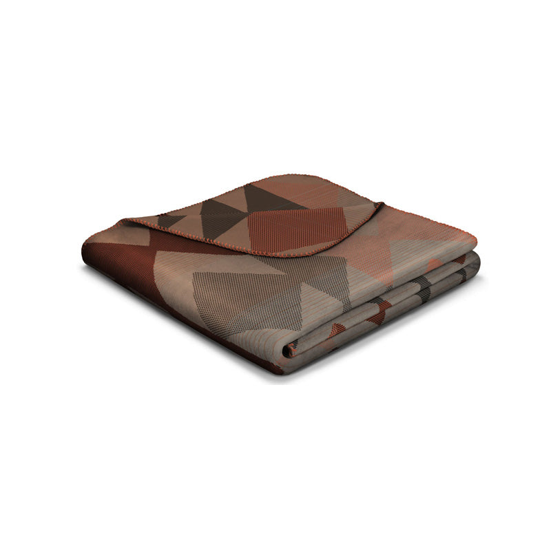 Biederlack Decke - Wohndecke - Kuscheldecke Archival 150x200, braun, rot, grau, im Home-and-Kitchen Online Shop