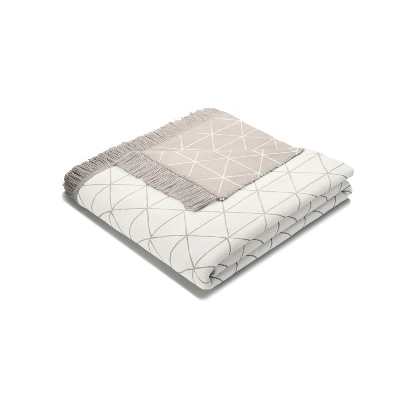 Biederlack Wohndecke BOHO - 150 x 200, grau-braun-natur- im Home & Kitchen Online Shop