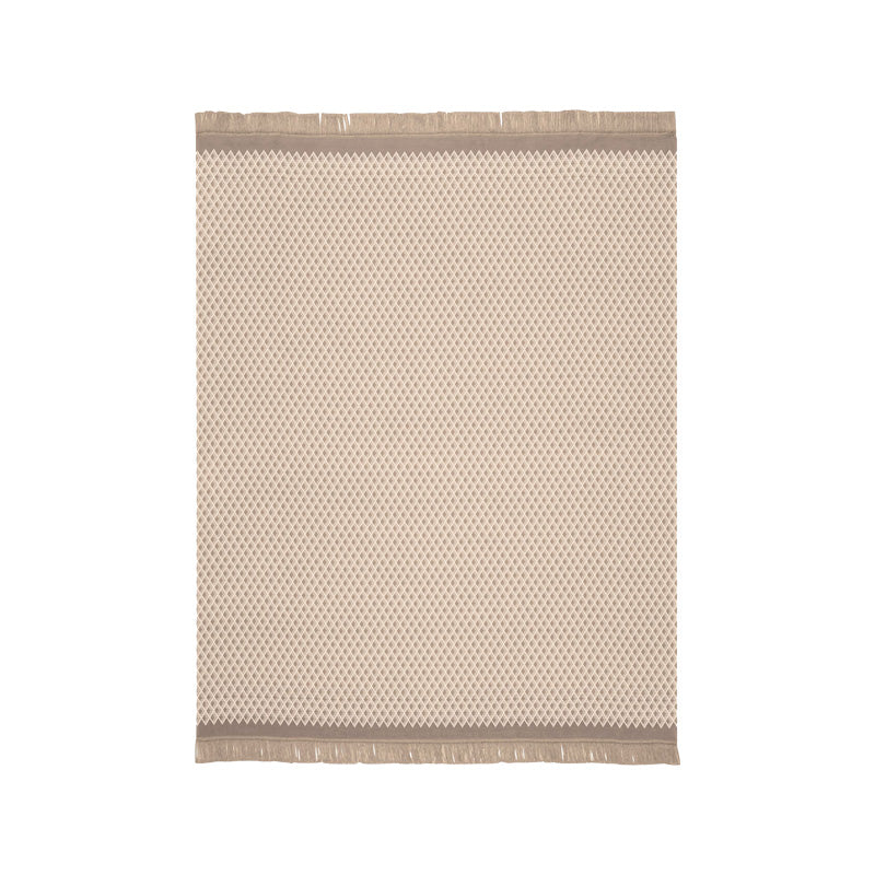 Biederlack Decke - Wohndecke Bright Day - 150x200,  Rautenmuster, Beige, im Home-and-Kitchen Online Shop