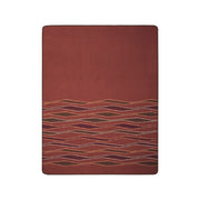 CRAFTED LINES Decke von Biederlack, rotbraun, hoher Recycling-Anteil,  hergestellt in Deutschland, aus 
Baumwolle, Polyacryl, Polyester
Online-Shop Home-and-Kitchen.de