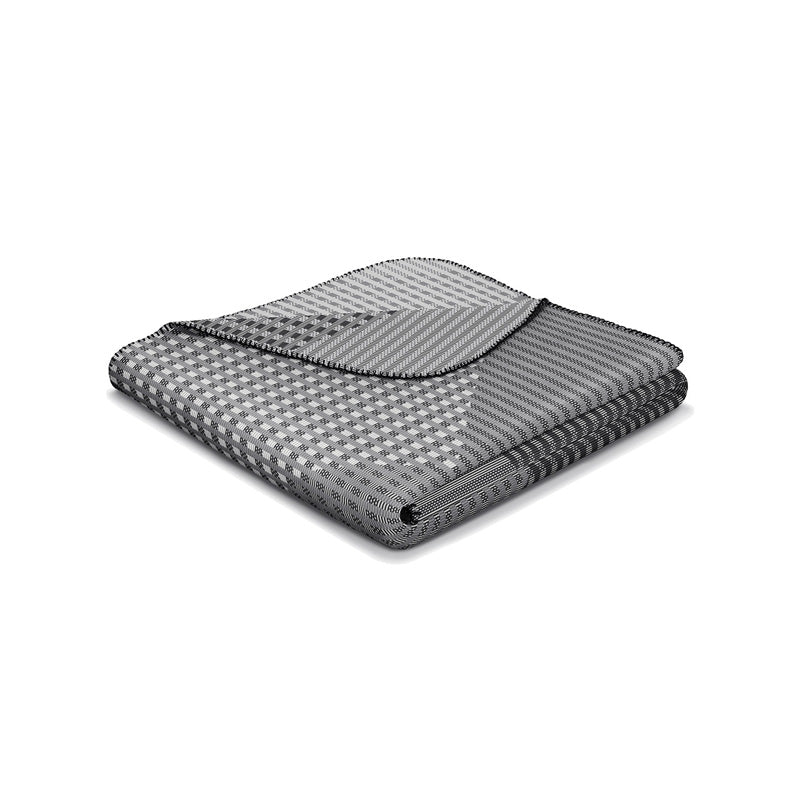 Biederlack Wohndecke Kaleidoscope schwarz/weiß gemustert im Home-and-Kitchen Online Shop