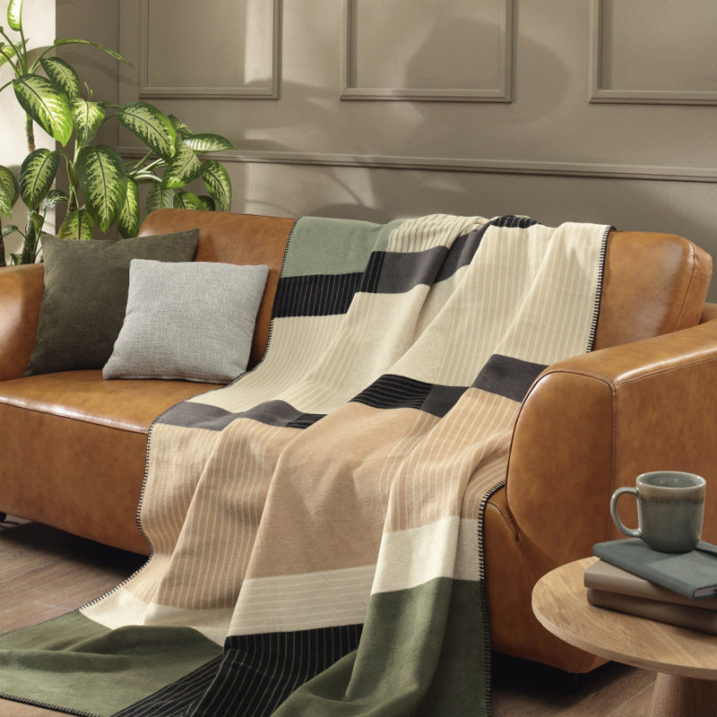 Biederlack Wohndecke LAND CHECK - 150x200