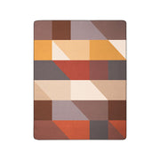 Biederlack Wohndeckedecke LINEAR GEOMETRICS bunt, Braun- und Beigetöne, im Home-an-Kitchen Online Shop