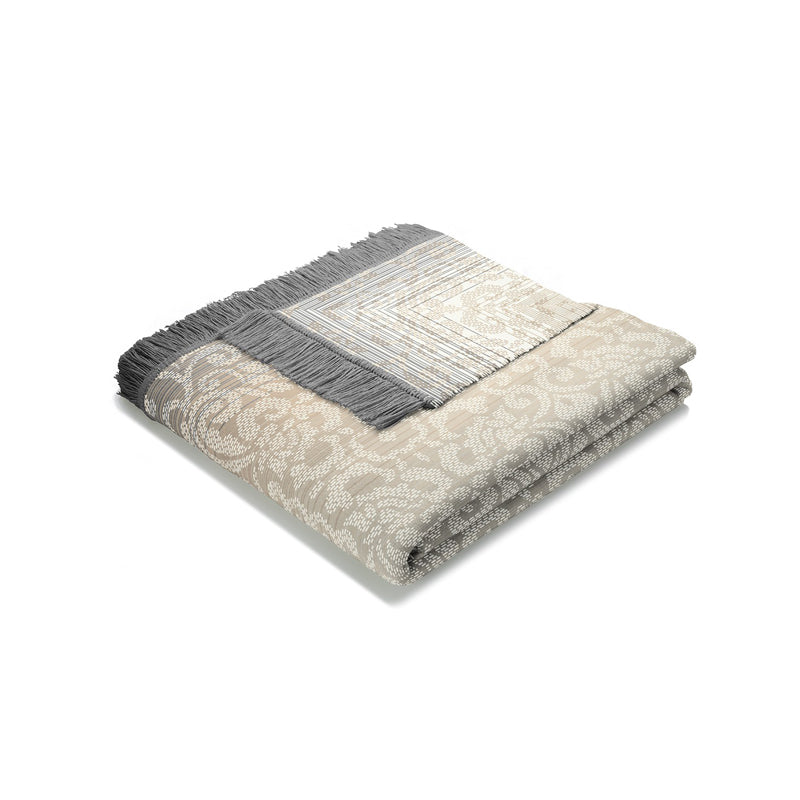 Biederlack Wohndecke ORNAMENTAL - 150 x 200 cm, dezentes Muster, im Online-Shop von Home & Kitchen