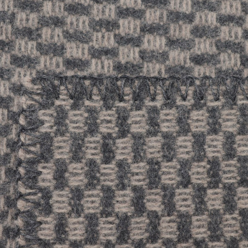 Detailansicht Kettel  Biederlack Wohndecke / Plaid - Merinowolle, Brauntöne, gemustert - 150 x 200 cm,  im Home & Kitchen Online-Shop