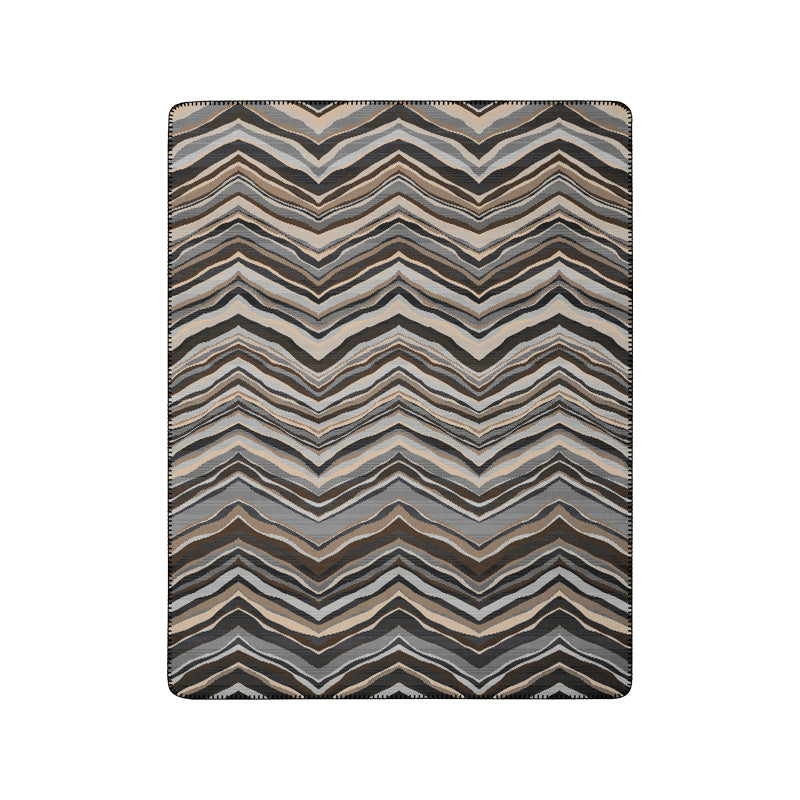 Komplettansicht Biederlack Wohndecke WILD LINES - 150 x 200,  GRS (Global Recycled Standard) im Home & Kitchen Online Shop
