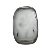 Bloomingville Extravagante Glas Vase VINDA - grau - Höhe 26 cm im Home-and-Kitchen.de Online Shop
