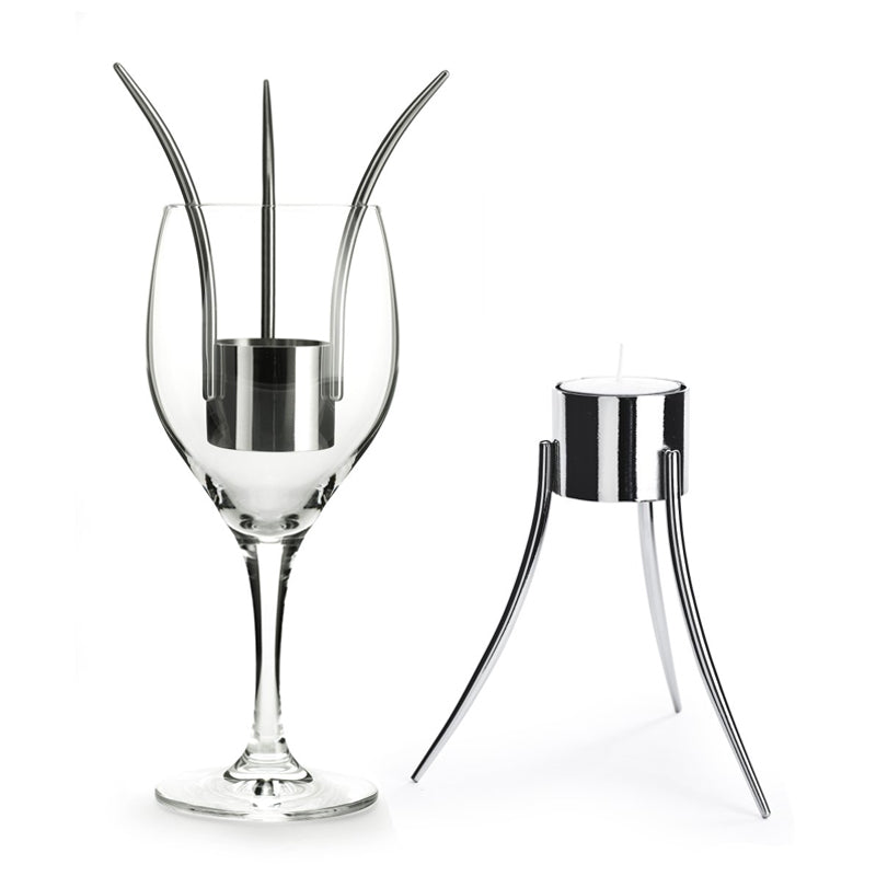 Born in Sweden Teelichthalter aus glänzendem Edelstahl, 14 cm, mit 3 Kombinationsmöglichkeiten im Home-and-Kitchen.de Online Shop