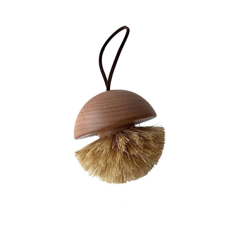 Born in Sweden Holz Topfbürste rund, 8 cm, FSC-zertifiziertes Holz, im Home-and-Kitchen.de Online Shop