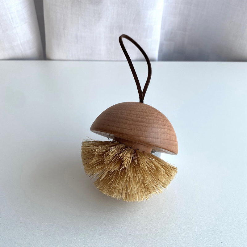 Born in Sweden Holz Topfbürste rund, 8 cm, FSC-zertifiziertes Holz, im Home-and-Kitchen.de Online Shop