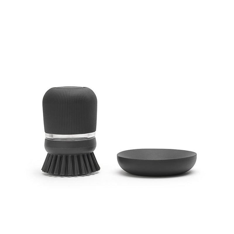 Brabantia Spülbürste mit integriertem Spülmittelspender in Grau oder Anthrazit im Home & Kitchen Online-Shop