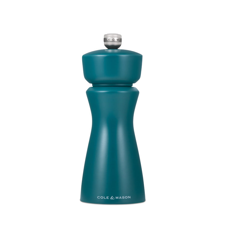 Cole & Mason Kenton Salz - oder Pfeffermühle in der Farbe Sea Salt, Höhe 15 cm, Durchmesser 6 cm, im Home & Kitchen Online Shop