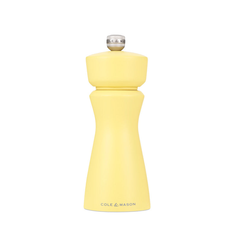 Cole & Mason Kenton Salz - oder Pfeffermühle in der Farbe Tumeric (gelb), im Home & Kitchen Online Shop