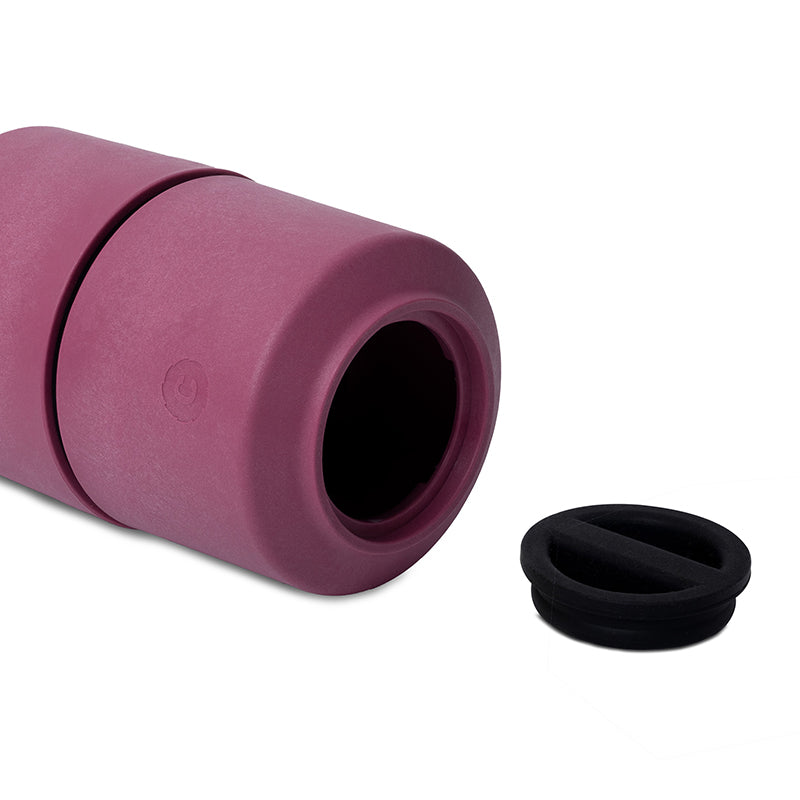 Detailansicht Einfüller CrushGrind Gewürzmühle BILLUND - Biokomposit - Brombeer - 12 cm, Keramikmahlwerk, hergestellt aus Biokomposit