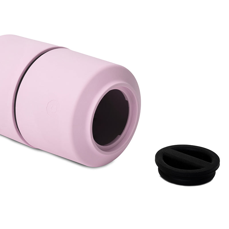 Detailansicht Einfüller CrushGrind Gewürzmühle BILLUND - Biokomposit - Rose- 12 cm, Keramikmahlwerk, hergestellt aus Biokomposit
