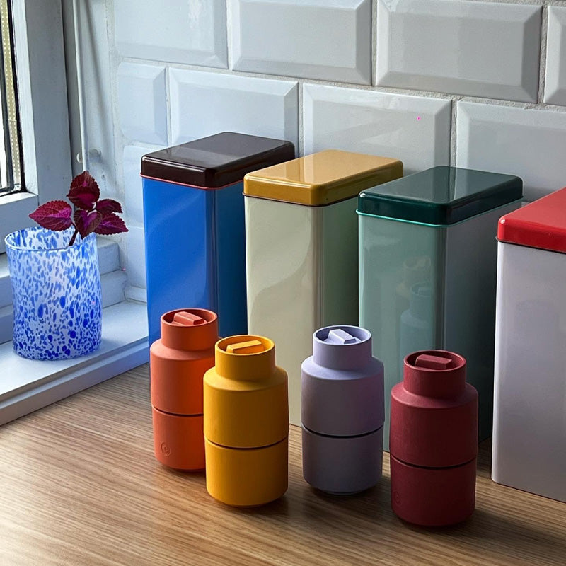 Designbeispiel Mühlen 4 Farben CrushGrind Gewürzmühle BILLUND - Biokomposit - 12 cm, Keramikmahlwerk, hergestellt aus plastikfreiem Biokomposit