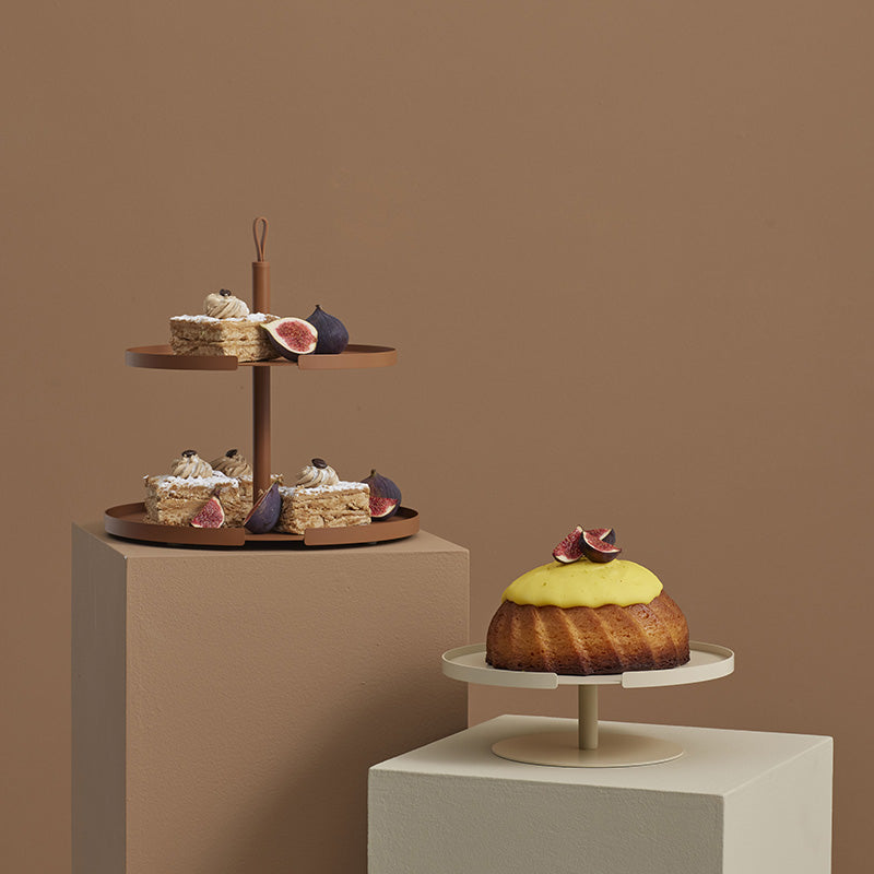 Kuchenplatte und Etagere Big Hug von DesignBite, 4 verschiedene Farben, 25 cm Durchmesser, Online-Shop Home-and-Kitchen.de