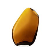 Mundgeblasene Glasvase Kooky, Höhe 30 cm, Farbe: Amber von Element Accessoires