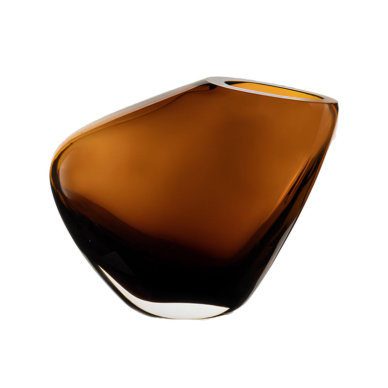 Mundgeblasene Glas Vase Kooky von Element Accessoires, Farbe: Amber,
Höhe 16 cm, für Frisch- und Trockenblumen, kombinierbar mit der Vase aus der gleichen Serie