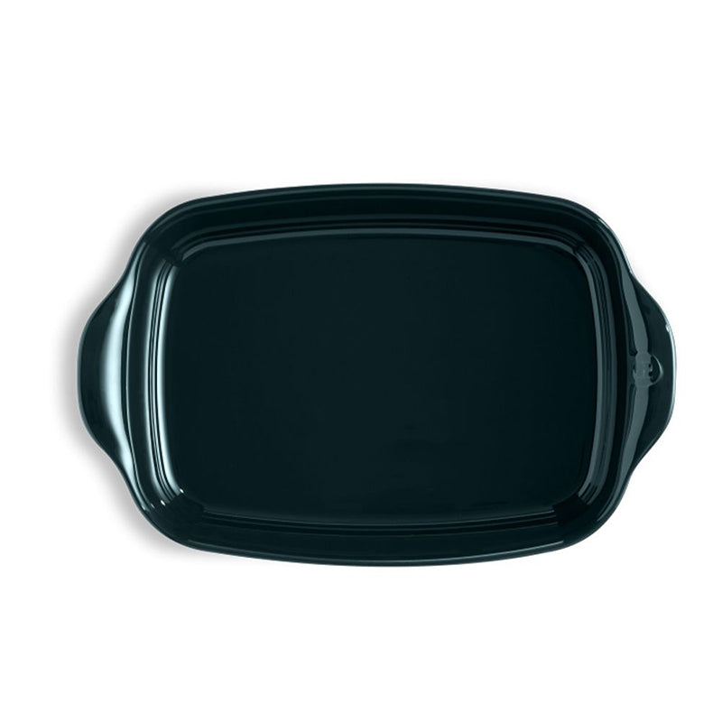 Gratinform Ultime von Emile Henry aus Frankreich, 36 x 23 cm, in 3 Farben, 2,9 l Volumen, genug Platz für 3-4 Portionen, für Mikrowelle, Backofen, Gefrierschrank, Spülmaschine, rechteckig