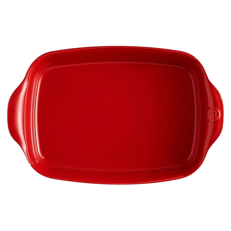 Innenansicht Gratinform Ultime von Emile Henry, 36 x 23 cm, in 3 Farben, 2,9 l Volumen, genug Platz für 3-4 Portionen, für Mikrowelle, Backofen, Gefrierschrank, Spülmaschine, rechteckig
