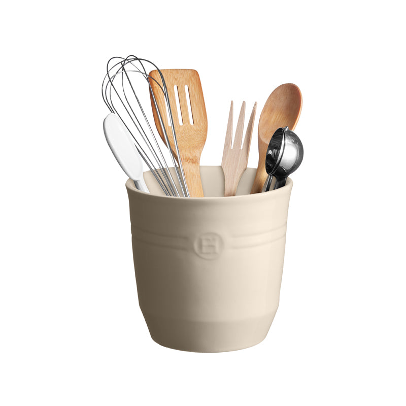 Utensilienbehälter von Emile Henry,  aus HR Keramik, 3 Farben, Lieferung ohne Inhalt, Höhe 16,5 cm /Ø 16 cm, Online-Shop Home-and-Kitchen.de