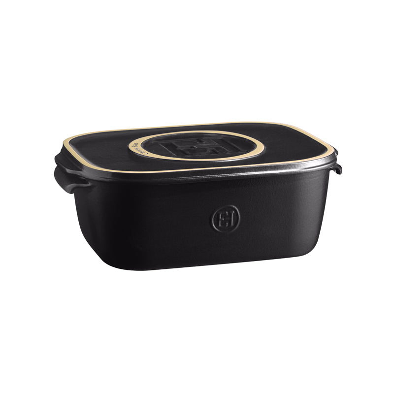 Frischhaltebox für Käse von Emile Henry, 
aus HR Keramik, mit praktischen Griffen, flacher Deckel wird - umgedreht - zur Servierplatte,  in 3 Farben Online-Shop Home-and-Kitchen.de
