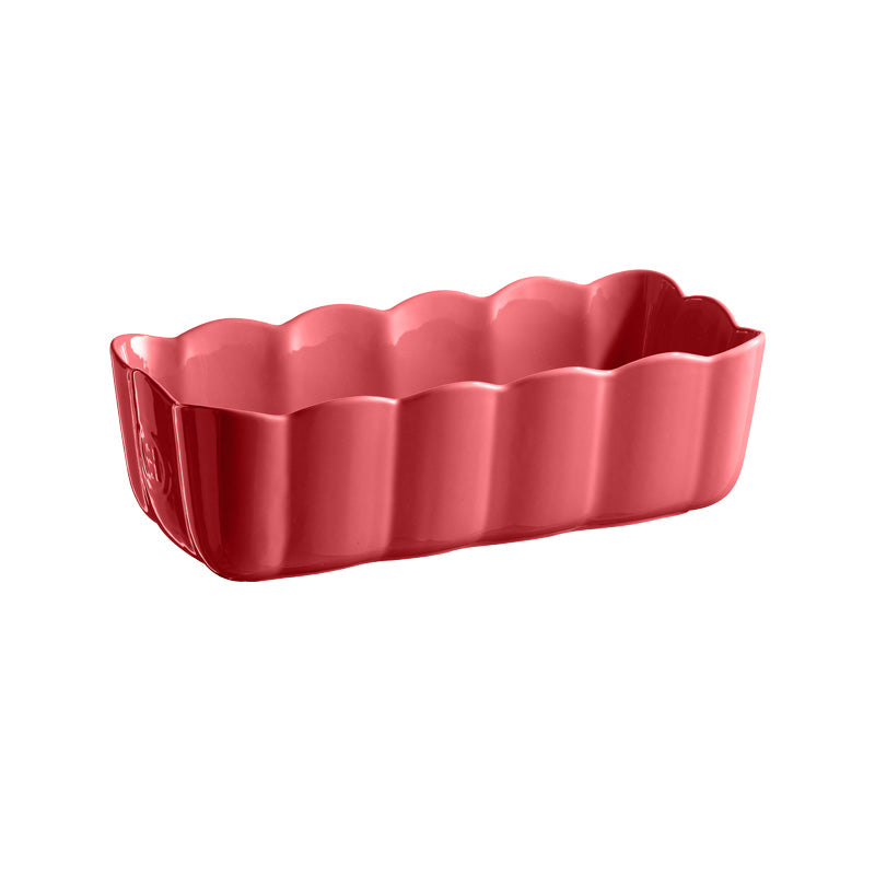 Emile Henry Keramik Kastenform MADELEINE 29 x 13,5 cm - rosa im Home-and-Kitchen Online Shop
