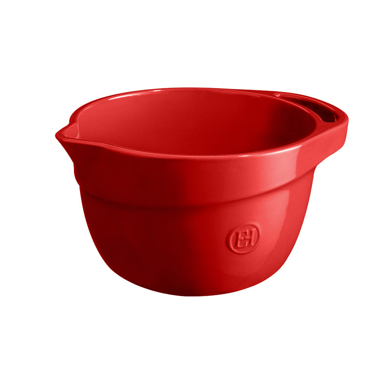 Emile Henry Keramik Rührschüssel – rot - grand cru – 3,5 l im Home-and-Kitchen Online Shop