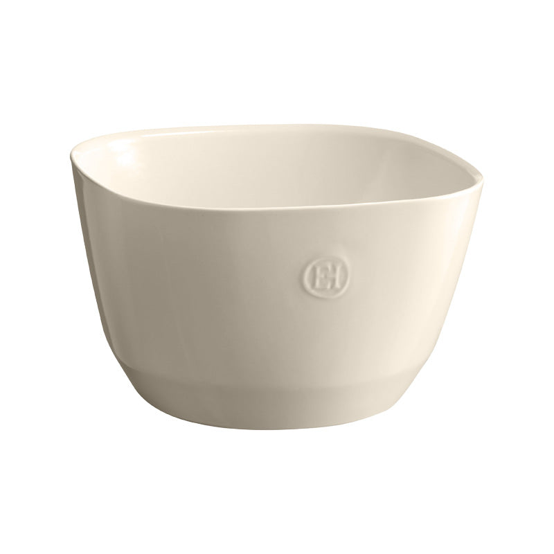 Emile Henry – Keramik Salatschüssel – Größe L – 5,5 l – creme im Home-and-Kitchen Online Shop