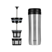 ESPRO P1 Travel French Press 350 ml - Edelstahl gebürstet, Vakuum-Isolierung, Höhe 20,6 cm, im Home-and-Kitchen Online Shop