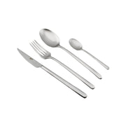 FACE Besteck Set MARIZA - Edelstahl - matt - 24 teilig, handgefertigt in Portugal im Home-and-Kitchen Online Shop