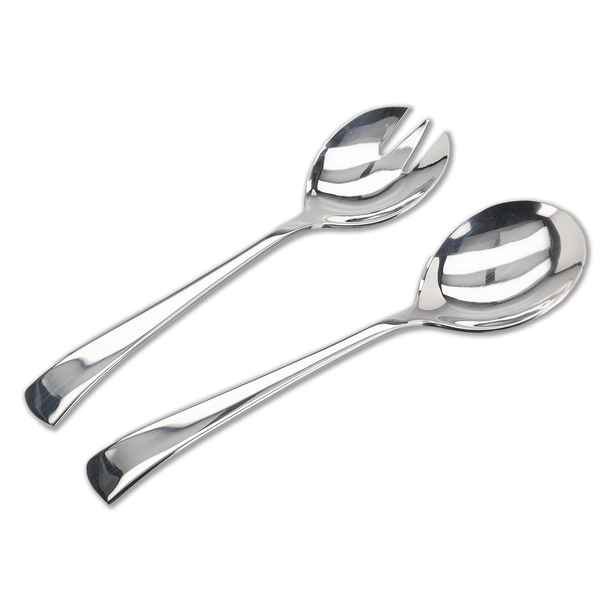 FACE  Salatbesteck DUBLIN - Edelstahl glänzend, Handarbeit aus Portugal, im Home-and-Kitchen Online Shop