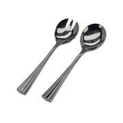 FACE Salatbesteck BUDAPEST - Edelstahl / PVD schwarz, handgefertigt in Portugal, im Home-and-Kitchen Online Shop