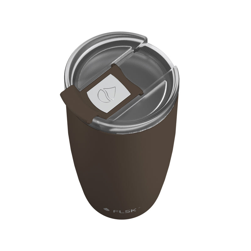 Patentierter Safe Guard Lock-Verschluss bei Kaffeebecher to go von FLSK